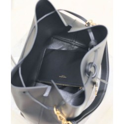 YSL Saint Laurent Paris Vii Pochon In Pelle Di Agnello Nero