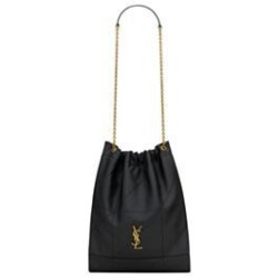 YSL Saint Laurent Jamie 4.3 Pochon In Pelle Di Agnello Nero