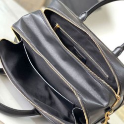 Imitazione YSL Saint Laurent Lyia Duffle In Pelle Di Agnello Trapuntata Nero Replica qualità specchio Replica Perfette Imitazione YSL Saint Laurent Lyia Duffle In Pelle Di Agnello Trapuntata Nero imitazioni