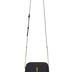 Replica Perfette Pochette YSL Saint Laurent Gaby con cerniera in pelle di agnello trapuntata nera imitazioni