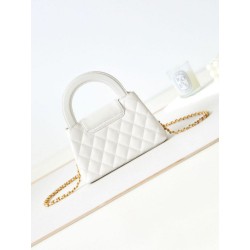 Imitazione 23K Kelly Mini shopping Borsa AS4416 Bianco
