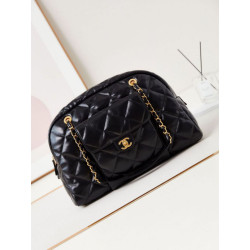 Imitazione 24A Maxi Bowling Borsa Washed Denim AS4812 Nero