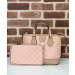 Imitazione Borsa tote mini Gucci serie Ophidia Rosa