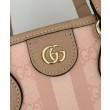 Imitazione Borsa tote mini Gucci serie Ophidia Rosa