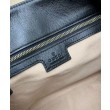 Imitazione Gucci Diana piccola tracolla in bambù borsa Nero