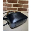 Imitazione Gucci Diana piccola tracolla in bambù borsa Nero