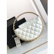 Imitazione Pochette in vernice bianca AP3585