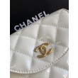 Imitazione Pochette in vernice bianca AP3585