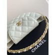Imitazione Pochette in vernice bianca AP3585