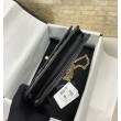 Imitazione Portafoglio WOC in pelle di agnello nero AP3297