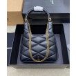 Imitazione YSL Saint Laurent Sade Hobo In Pelle Di Agnello Nero