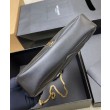 Imitazione YSL Saint Laurent Sade Hobo In Pelle Di Agnello Nero