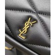 Imitazione YSL Saint Laurent Sade Hobo In Pelle Di Agnello Nero