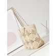 Maxi Shopping Raffia Coco Beach Borse Replica AS4576 Beige