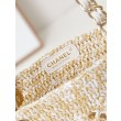 Maxi Shopping Raffia Coco Beach Borse Replica AS4576 Beige
