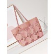 Maxi Shopping Raffia Coco Beach Borsa AS4576 Rosa