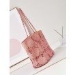 Maxi Shopping Raffia Coco Beach Borsa AS4576 Rosa