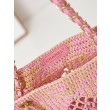 Maxi Shopping Raffia Coco Beach Borsa AS4576 Rosa