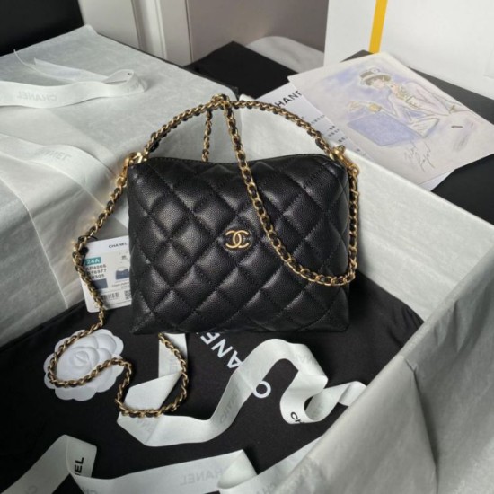 Mini borsa con patta e manico superiore AS4847
