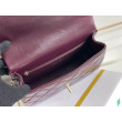 Mini flap Imitazioni borse griffate con manico superiore Imitazioni borse griffate AS5043/AS5032 Borgogna Mini flap Imitazioni borse griffate con manico superiore Imitazioni borse griffate AS5043/AS5032 Borgogna