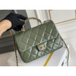 Mini flap Borsa con manico superiore Borsa AS5043/AS5032 Verde Mini flap Borsa con manico superiore Borsa AS5043/AS5032 Verde