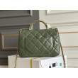 Mini flap Borsa con manico superiore Borsa AS5043/AS5032 Verde Mini flap Borsa con manico superiore Borsa AS5043/AS5032 Verde