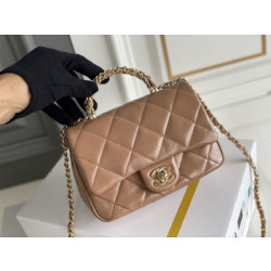Mini flap Borse Replica con manico superiore Borse Replica con manico AS5043/AS5032 Beige
