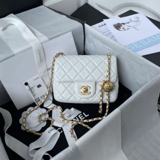 Mini Shoulder Borsa AS1786 Bianco
