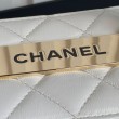 Mini Vanity Case con catena AP1472 Bianco