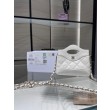 Pochette con catena AP3875 bianca
