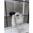 Pochette con catena AP3875 bianca