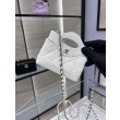 Pochette con catena AP3875 bianca