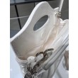 Pochette con catena AP3875 bianca