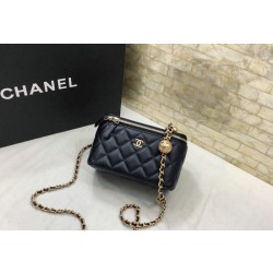 Pochette con catena Nera AP2303