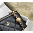 Pochette con catena Nera AP2303