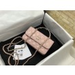 Porta cellulare con patta e catena rosa AP3575