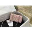 Porta cellulare con patta e catena rosa AP3575