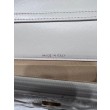 Portafoglio con catena in pelle di agnello AP3071 Bianco