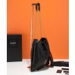 YSL Saint Laurent Jamie 4.3 Pochon In Pelle Di Agnello Nero