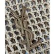YSL Saint Laurent Oxalis Borse Firmate Replica In Rafia Macrame Albicocca