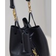 YSL Saint Laurent Paris Vii Pochon In Pelle Di Agnello Nero