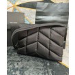 YSL Saint Laurent Puffer Messenger Imitazioni borse griffate In Nylon Rigenerato Econyl Nero