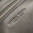 Borsa a cassetta Bottega Veneta agnello nera