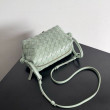 Borsa a tracolla Bottega Veneta Piccolo Loop agnello Sauge Intrecciato Borsa a tracolla Bottega Veneta Piccolo Loop agnello Sauge Intrecciato