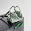 Borsa a tracolla Bottega Veneta Piccolo Loop agnello Sauge Intrecciato Borsa a tracolla Bottega Veneta Piccolo Loop agnello Sauge Intrecciato