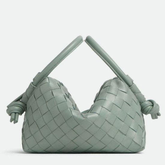 Borsa a tracolla Bottega Veneta Piccolo Loop agnello Sauge Intrecciato Borsa a tracolla Bottega Veneta Piccolo Loop agnello Sauge Intrecciato
