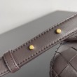 Borsa a tracolla Mini Andiamo Bottega Veneta agnello intrecciata fondente