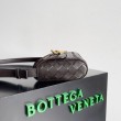 Borsa a tracolla Mini Andiamo Bottega Veneta agnello intrecciata fondente