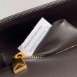 Borsa a tracolla Mini Andiamo Bottega Veneta agnello intrecciata fondente