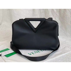 Borsa Replica 1:1 Bottega Veneta a punta media con manico superiore Nera 